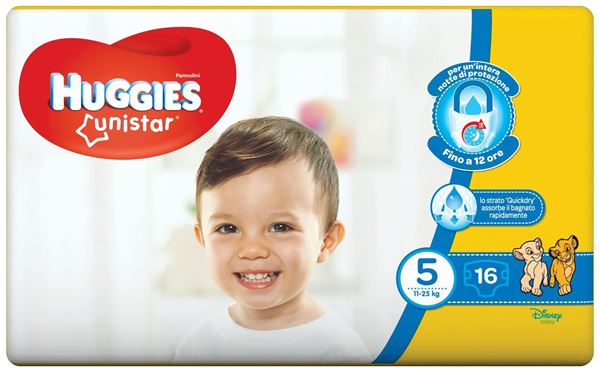 

Pannolini Unistar Taglia 5 Huggies® 16 Pezzi