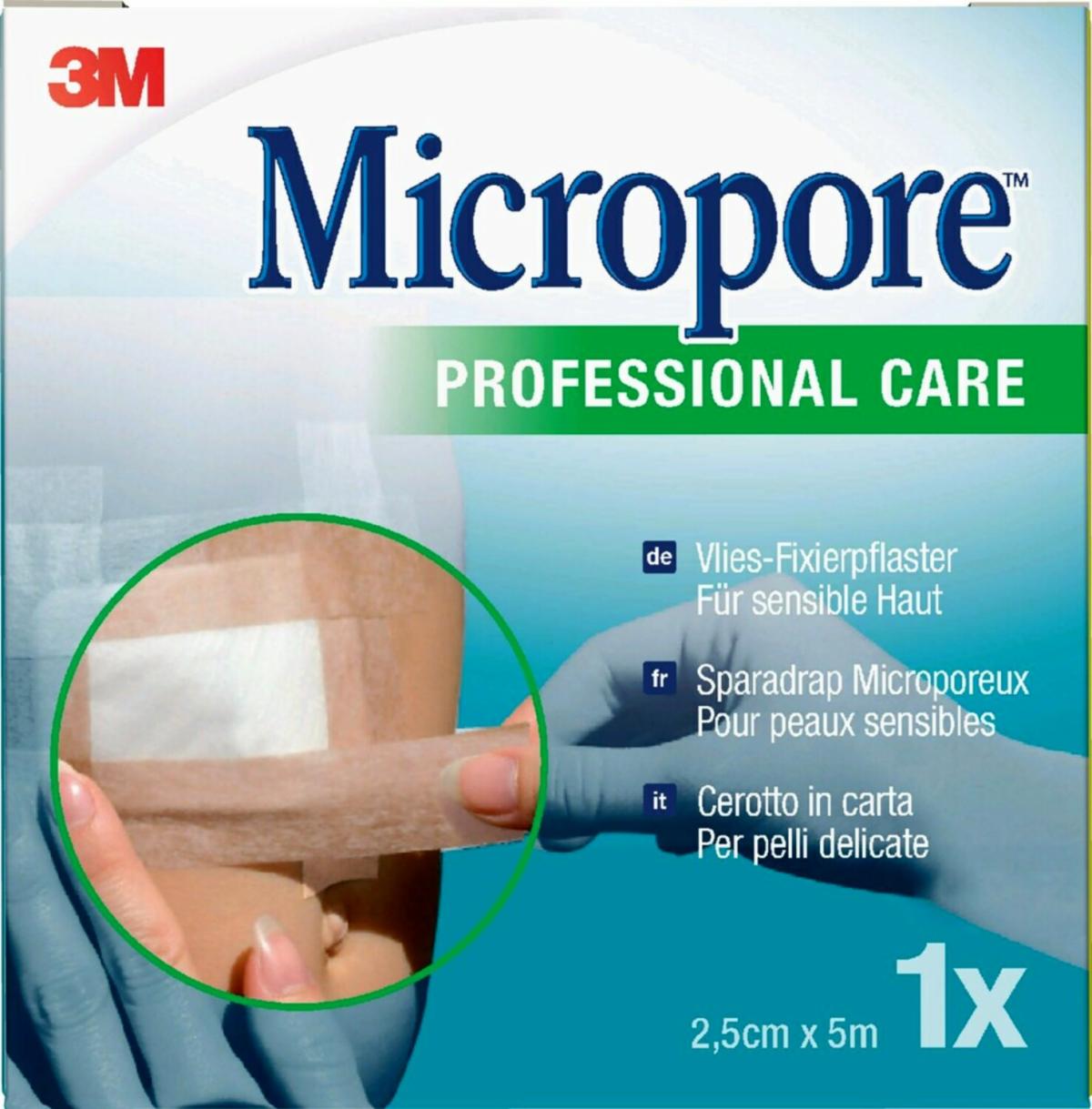 Image of Micropore Professional Care Nastro Chirurgico 2,5cmx5cm 3M 1 Pezzo033