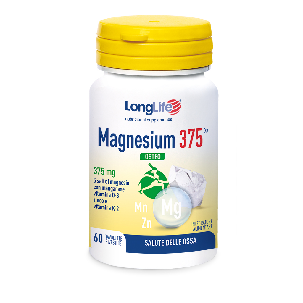 Image of Magnesium 375 OSTEO LongLife 60 Tavolette Rivestite