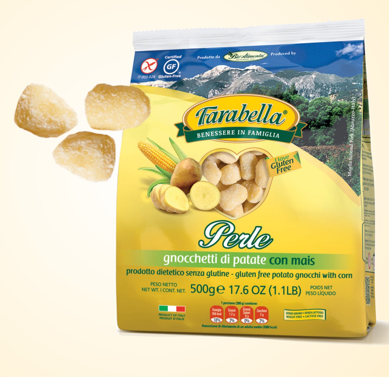 

Perle Di Patate Con Mais Farabella 250g