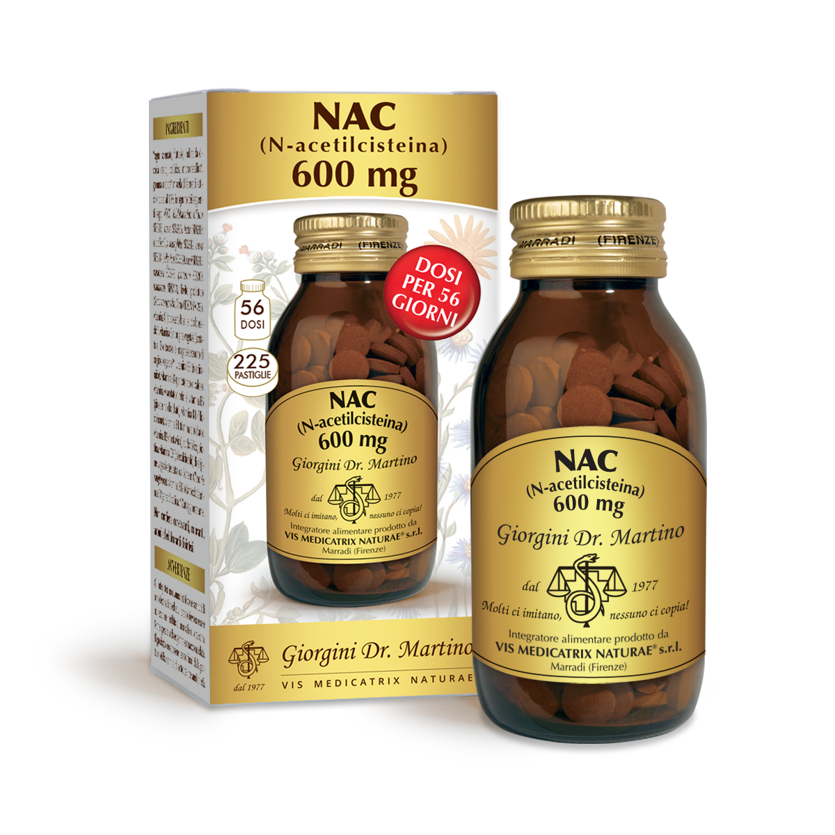 Image of Nac 600mg Dr. Giorgini 225 Pastiglie033