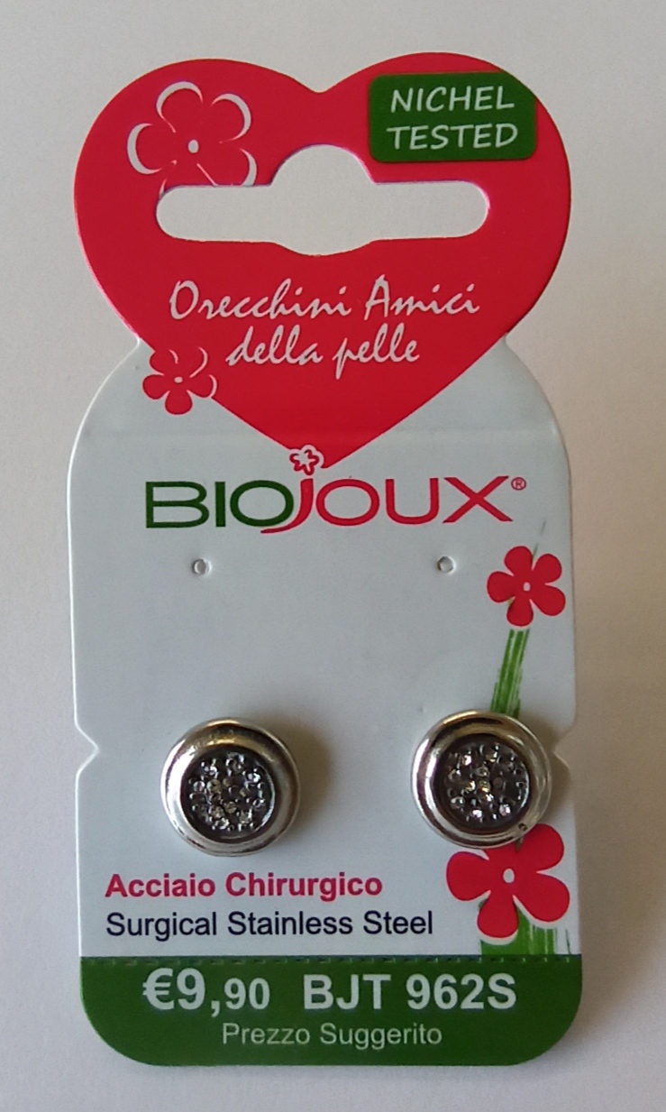 Image of Biojoux(R) BJT 962S - Orecchini Crystal Plate (10 mm) SANICO