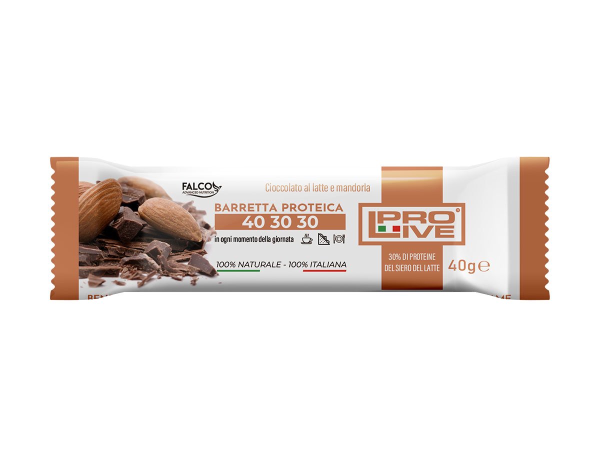 

PROLIVE® 40 30 30 BARRETTA CIOCCOLATO/MANDORLA 40g