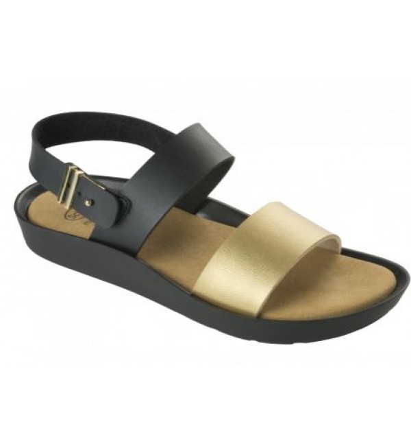 Image of MAMORE Sandalo Donna BLAK/GOLD N40 Dr.Scholl&#39;s(R)033