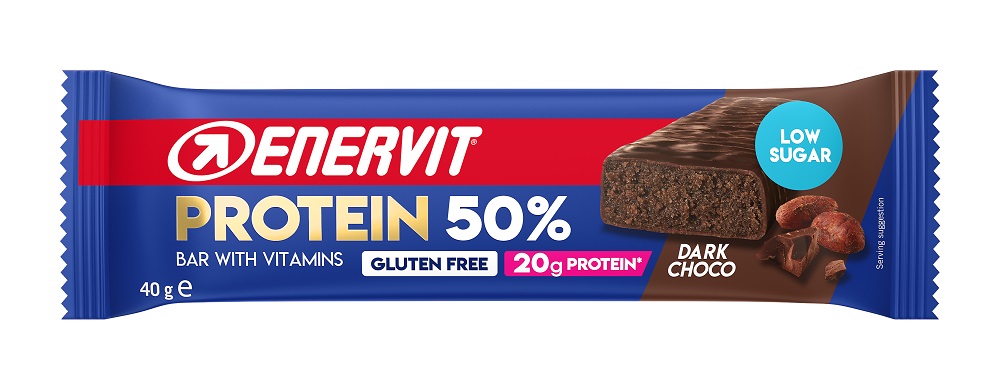 Image of Protein Bar 50% Dark Choco Enervit 40g