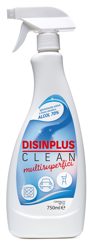 

DISINPLUS® CLEAN Multisuperfici Alcol 70% BIOKOSMES 750ml