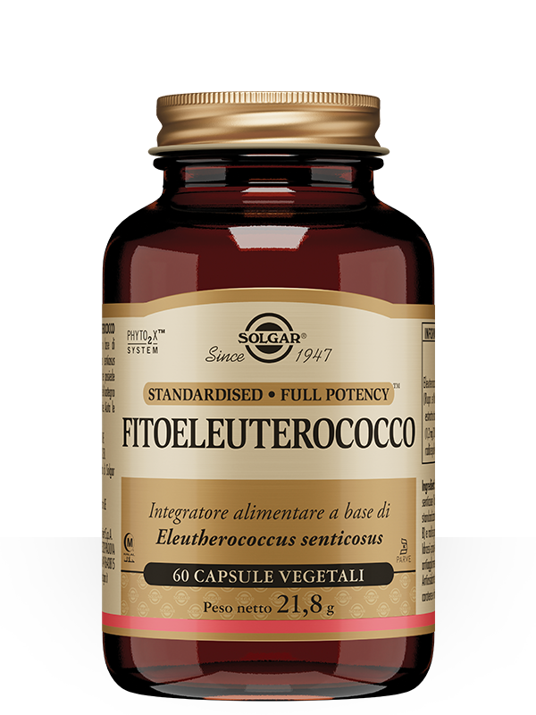 Image of Fitoeleuterococco Solgar 60 Capsule Vegetali033