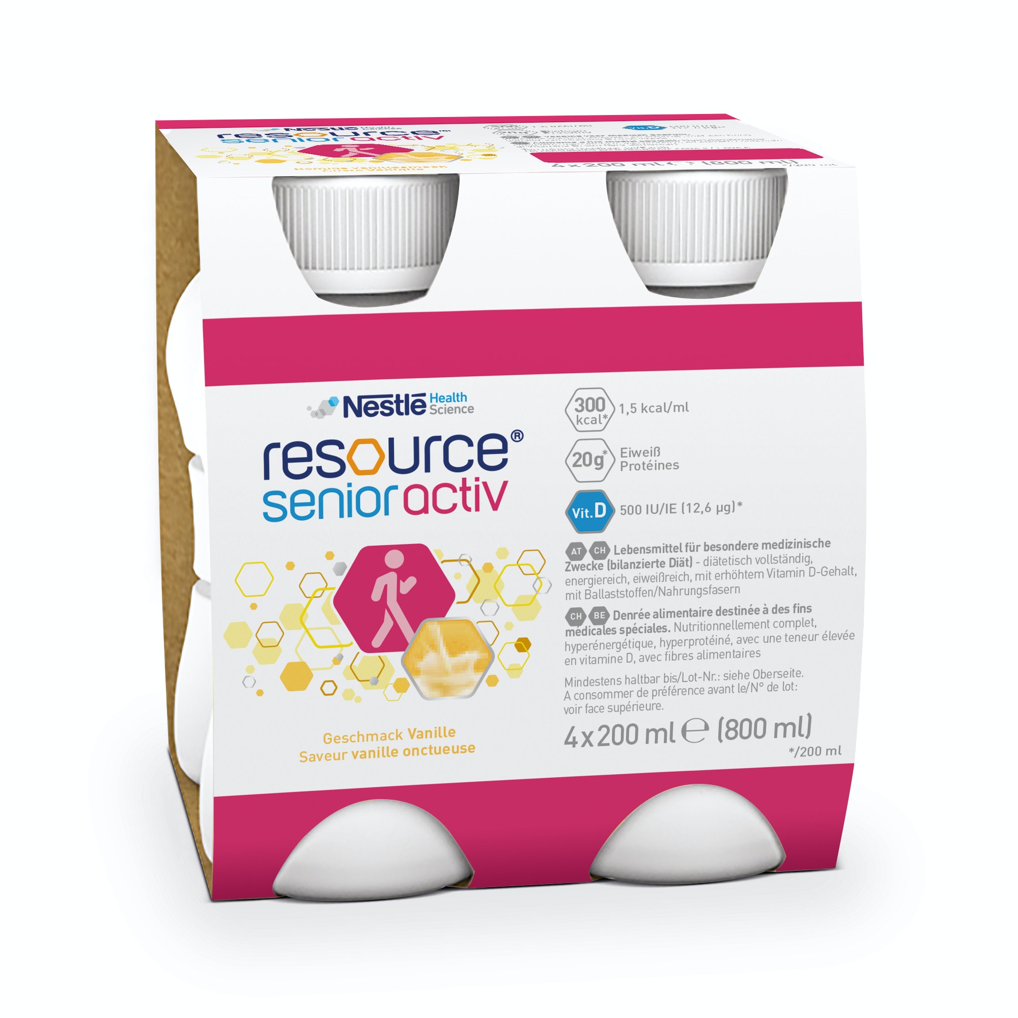 

Resource® Senioractiv Vaniglia Nestlè 4x200ml