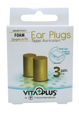 

Tappi Auricolari Cilindrici VITAPLUS® 3 Coppie