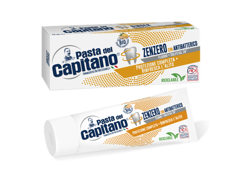 Pasta del. Del Capitano (Standart) паста с древесным углем 75мл. Зубная паста pasta del Capitano картинки. Pasta del Capitano sisteme Sbincante способ применения. Зубная паста pasta del Capitano имбирь с антибактериальным действием.