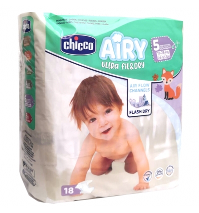 

Airy Ultra Fit & Dry Junior 11-25Kg Chicco 18 Pannolini