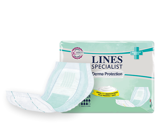 

Derma Protection Super pannolone sagomato Lines Specialis - Taglia unica 30 Pezzi