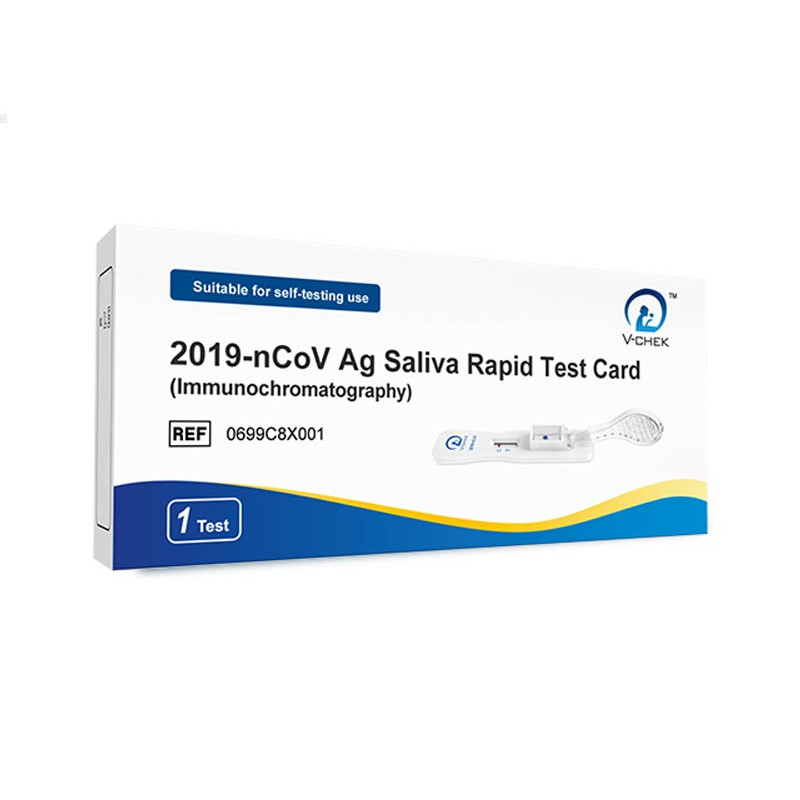 Image of 2019-nCoV Ag Saliva Rapid Test Card V-CHEK