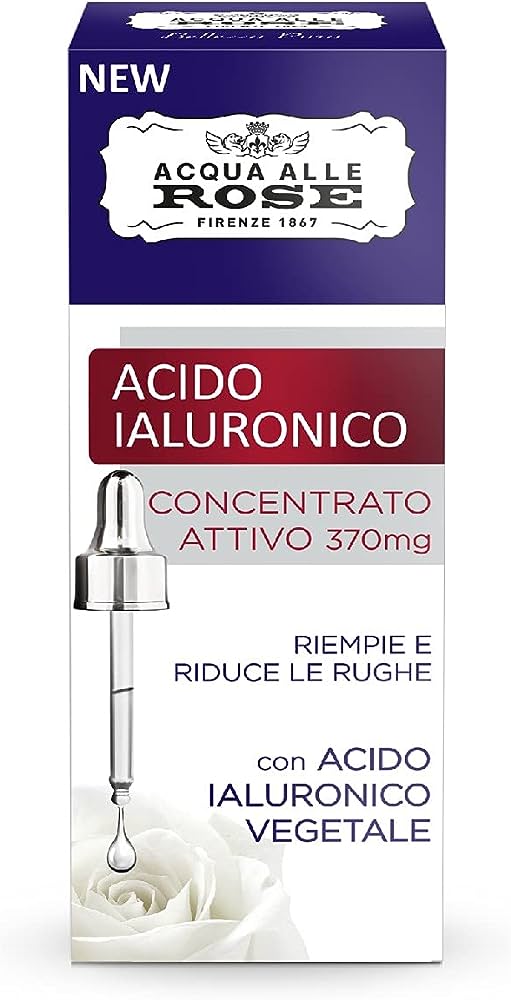 Image of Acido Ialuronico Concentrato Attivo 370mg Acqua Alle Rose 30ml