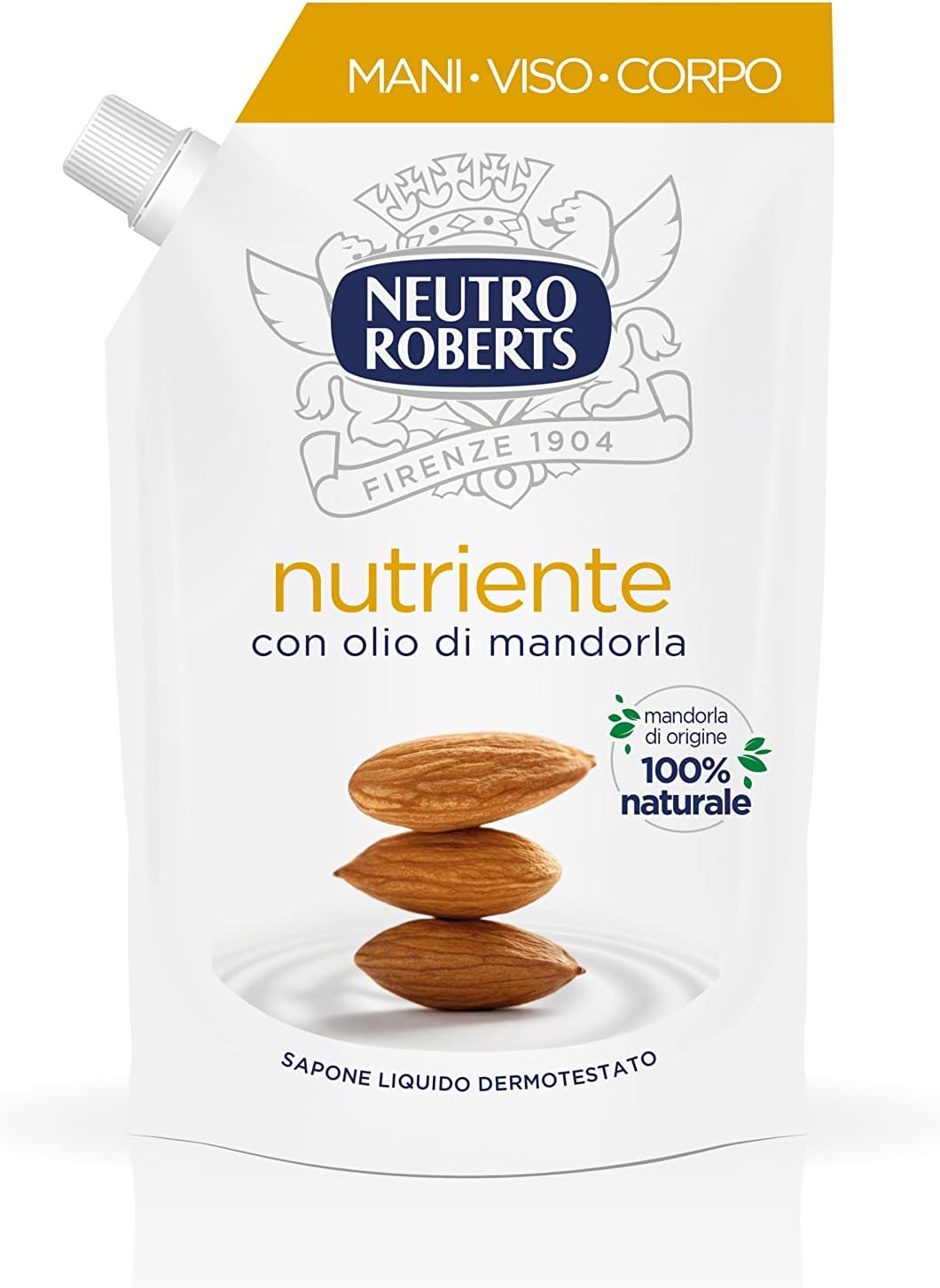 Image of Sapone Liquido Nutriente Ricarica Neutro Roberts 400ml