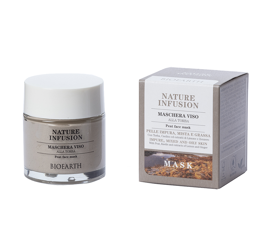 

NATURE INFUSION Maschera Viso alla Torba BIOEARTH 100ml