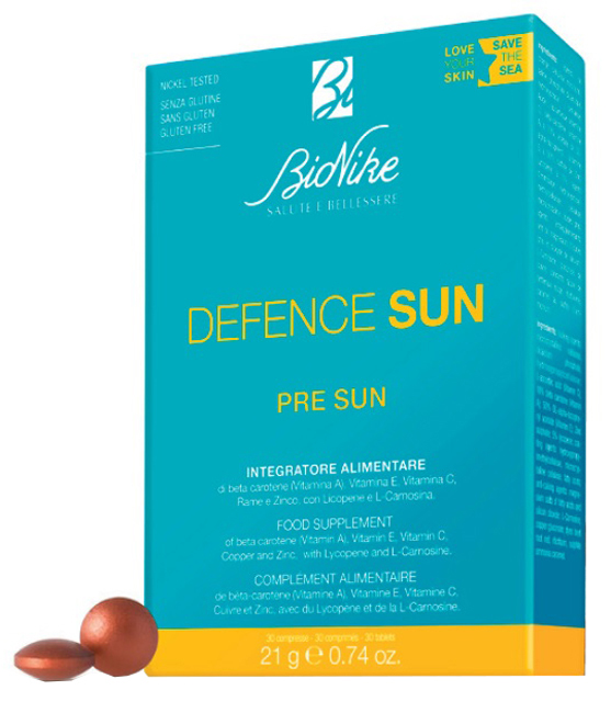 

DEFENCE SUN PRE SUN BioNike 30 Compresse