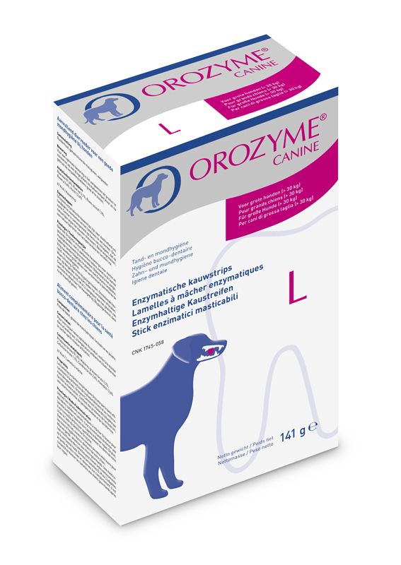 Image of Orozyme Canine Strisce Masticabili - Taglia L 141GR