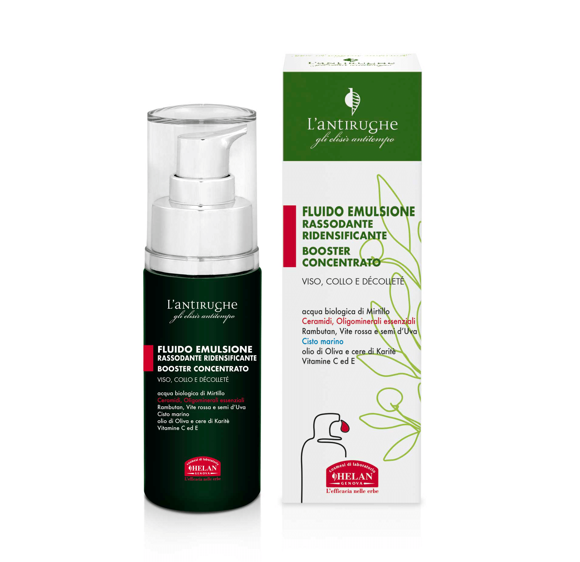 

Elisir Antitempo Fluido Rassodante Ridensificante Helan 30ml