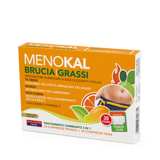 Image of MenoKal Brucia Grassi Vital Factors 30+30 Compresse