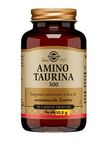 

Amino Taurina 500 Solgar 50 Capsule Vegetali