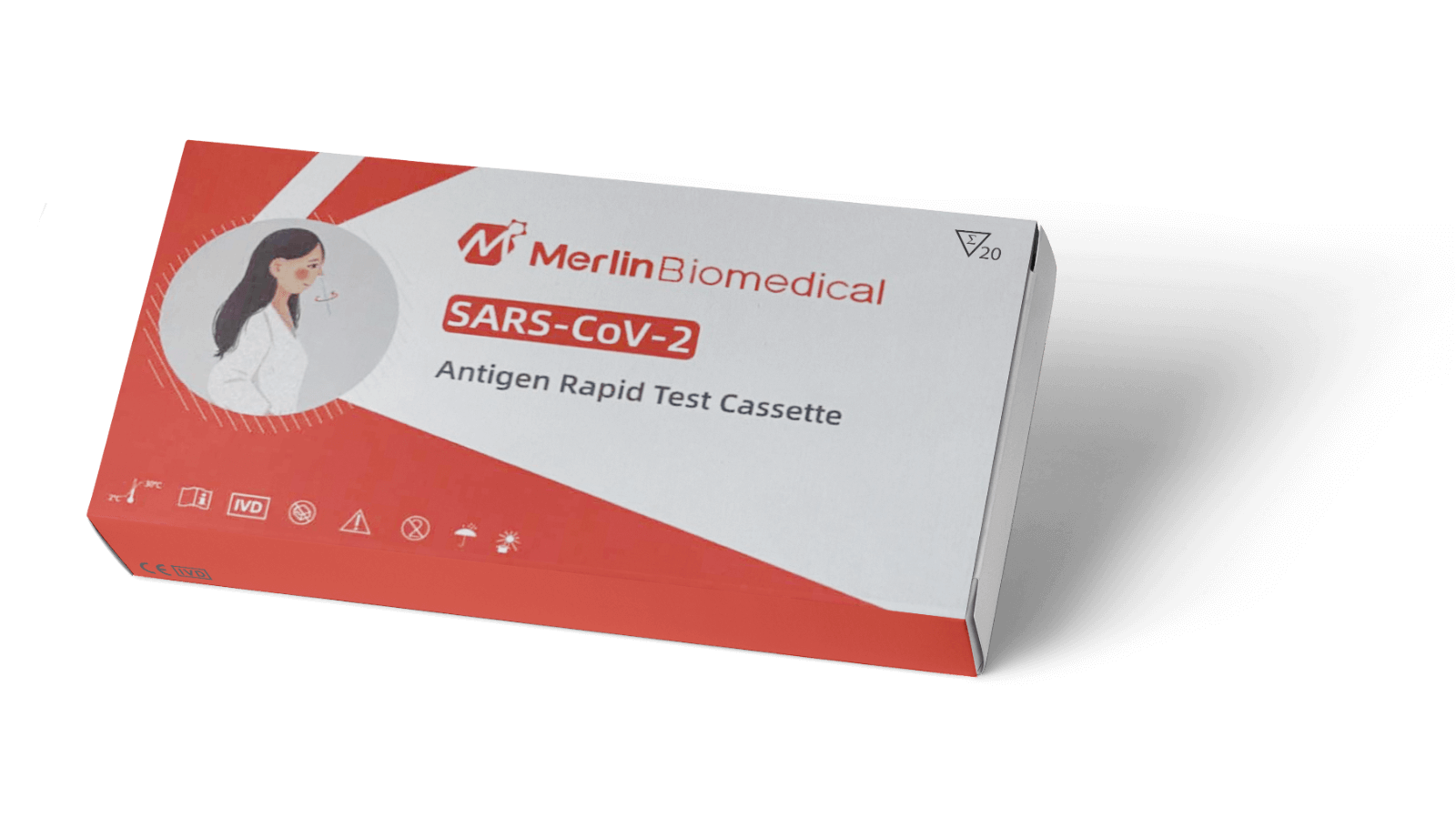 Image of SARS-CoV-2 Antigen Rapid Test Cassette MerlinBiomedical 20 Test033