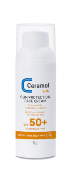 Crema Solare Protettiva Viso Spf50+ Ceramol Sun 50ml