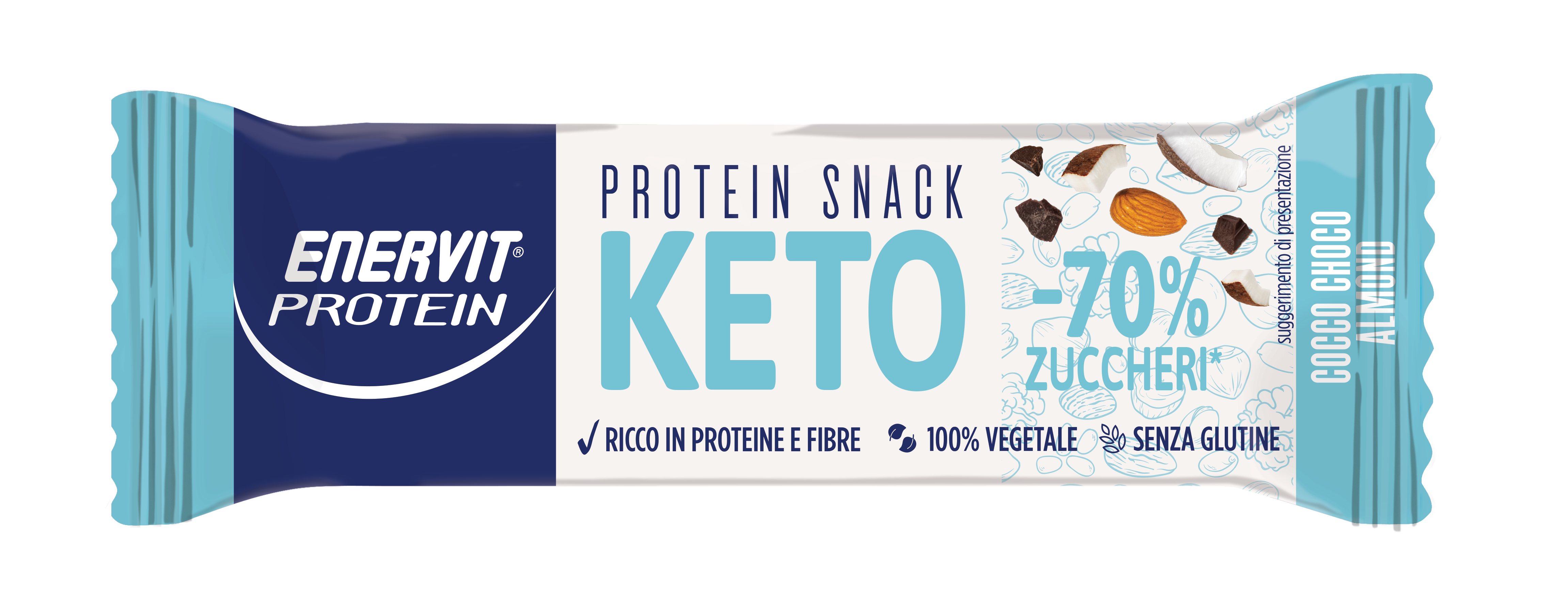 Image of Protein Snack Keto Coco Choco Almond ENERVIT PROTEIN 35g