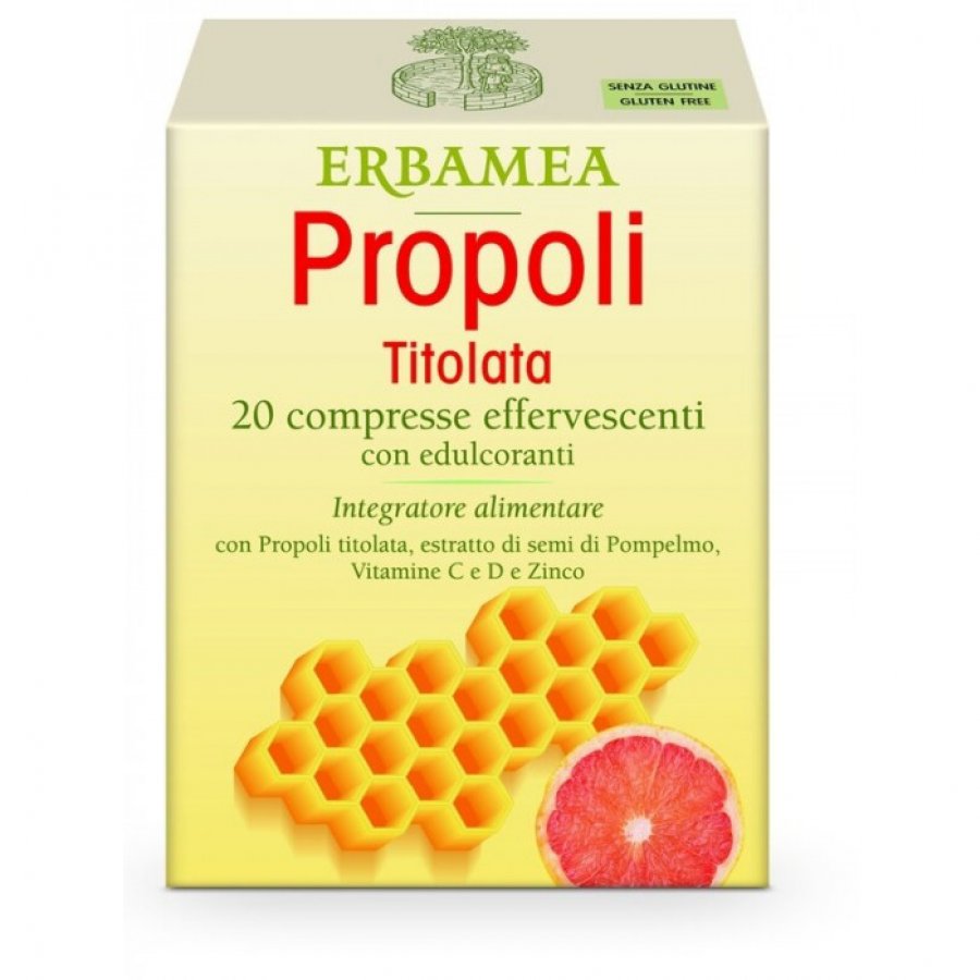 

Propoli Titolata ERBAMEA 20 Compresse