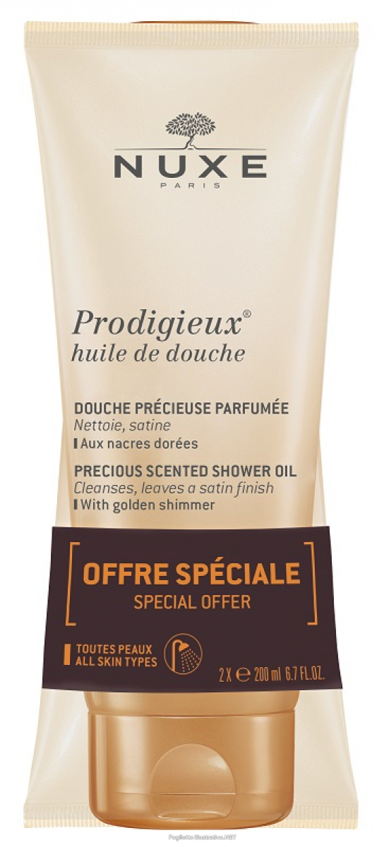 

Prodigieux Huile De Douche Nuxe 2x200ml