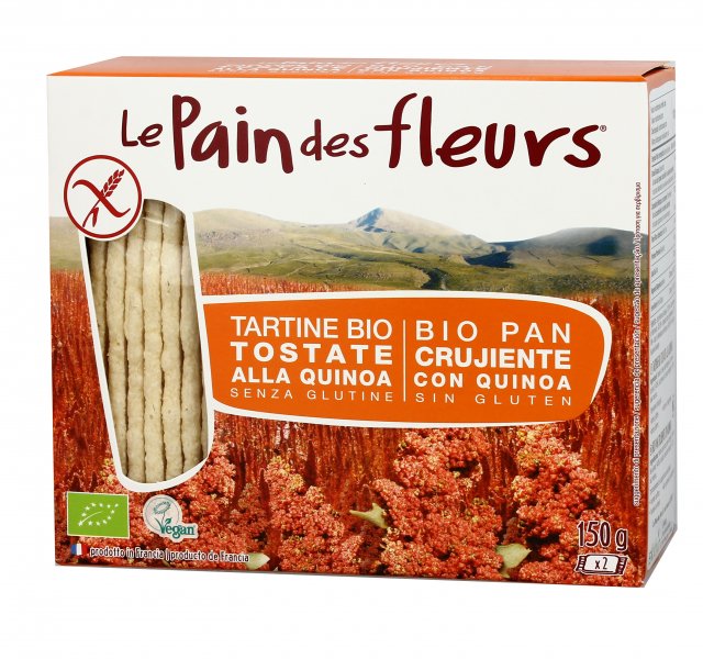 Image of Tartine Bio Tostate Alla Quinoa Les Pains Des Fleurs 150g033