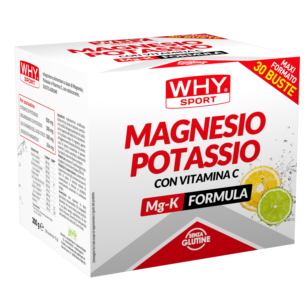 Image of Magnesio Potassio Con Vitamina C Why Sport 30 Bustine