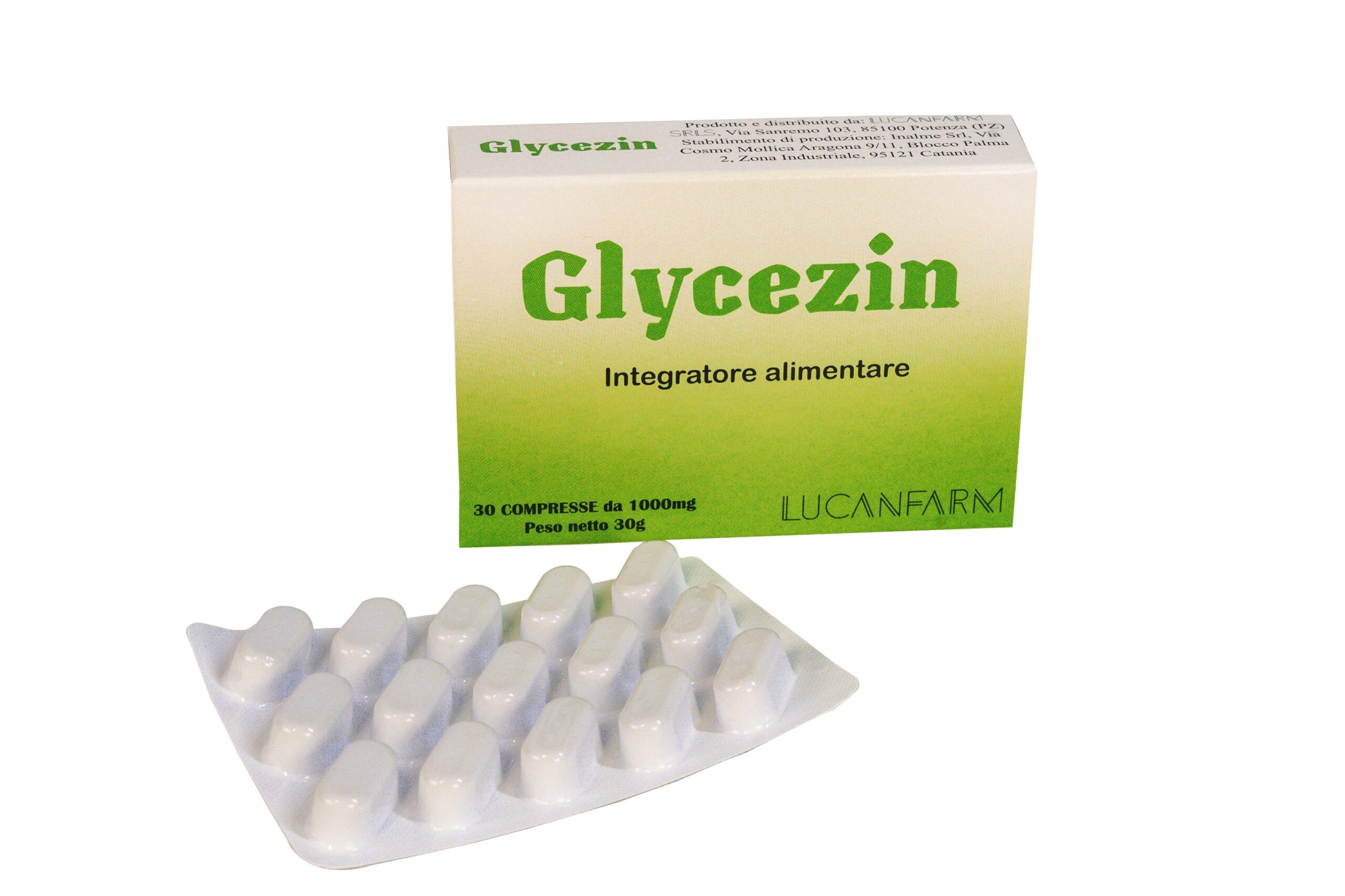 Image of Glycezin Lucanfarm 30 Compresse033