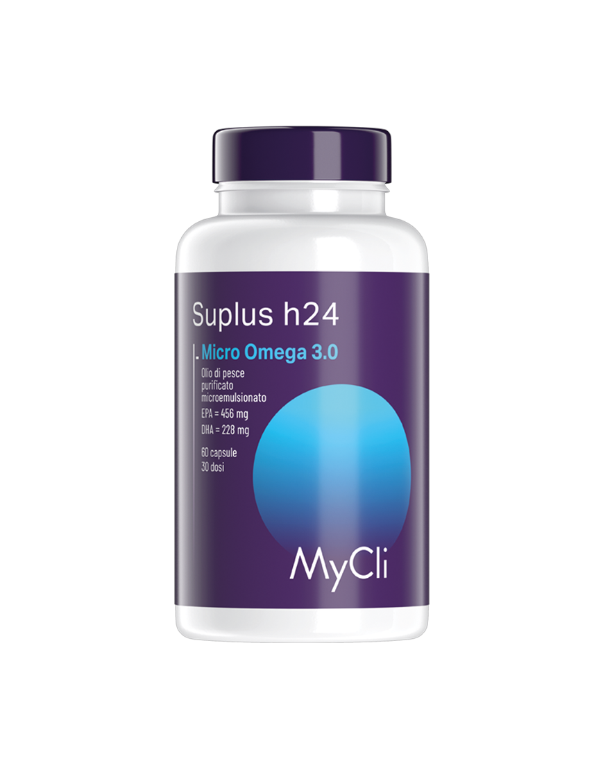 

Micro Omega 3.0 Suplus h24 MyCli 60 Compresse