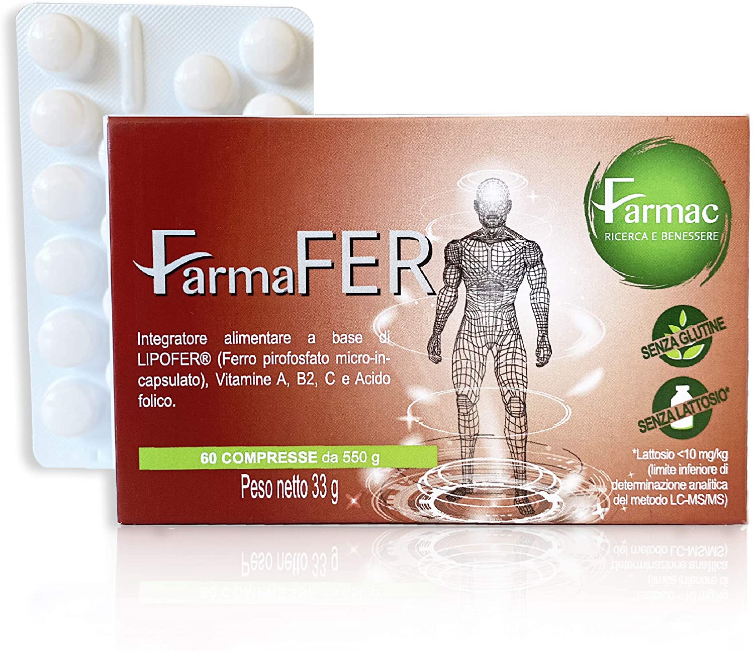 FarmaFer Farmac 60 Compresse