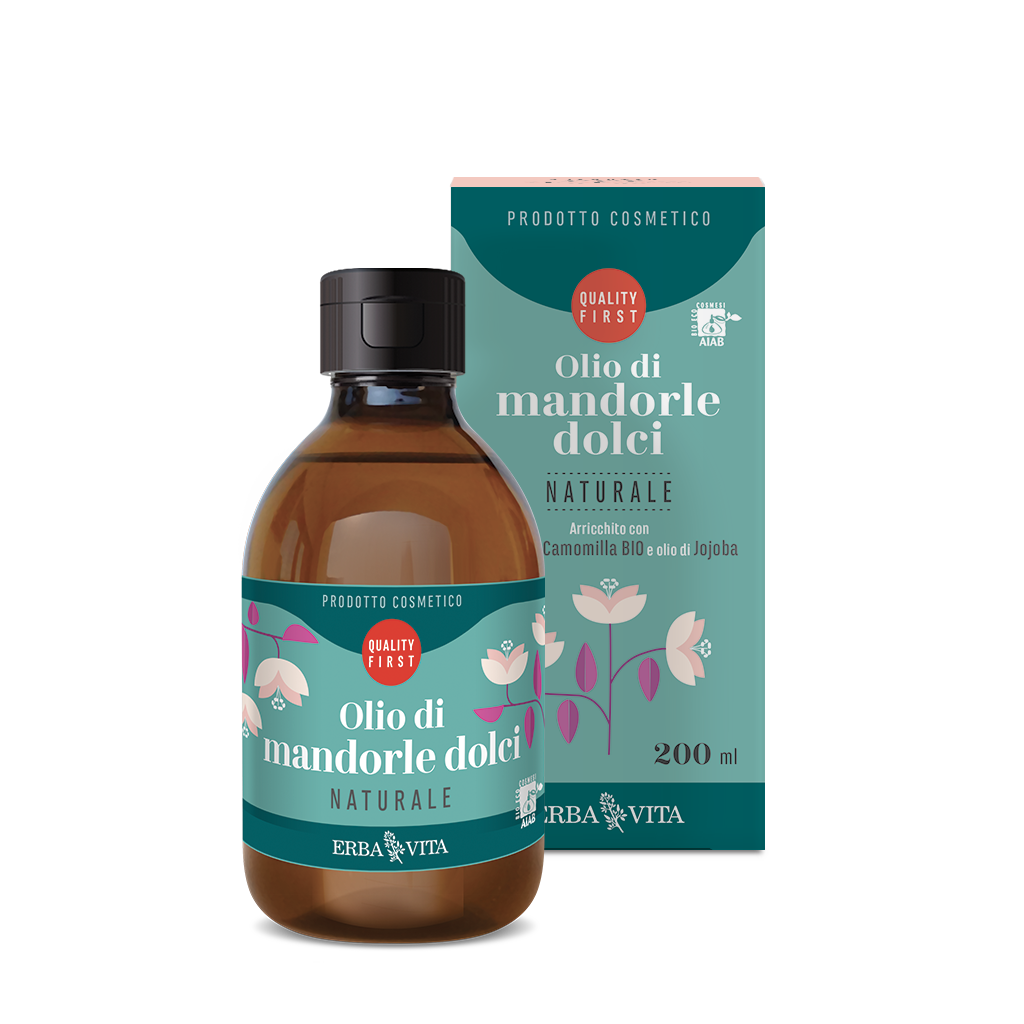 

Olio Mandorle Dolci Naturale Erba Vita 200ml