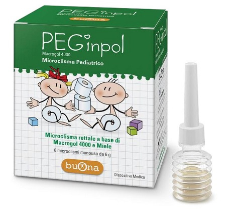 

PEGINPOL MICROCLISMA PEDIATRICO BUONA 6X6G