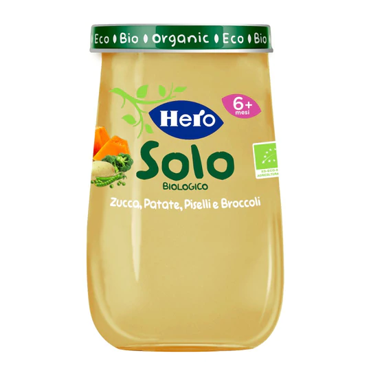 

Omogeneizzato di Verdure Solo Bio Hero 190g