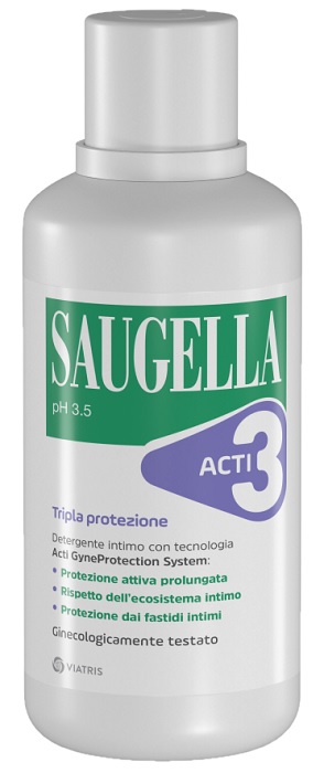 Image of SAUGELLA(R) ACTI3 DETERGENTE INTIMO 500ML TP033