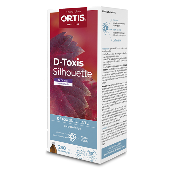 Image of D-Toxis Silhouette Laboratoires Ortis(R) 250ml