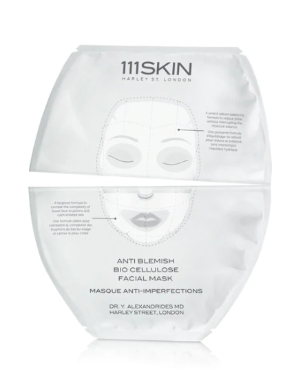 Image of Anti-Blemish Bio Cellulose Facial Mask 111Skin 23ml