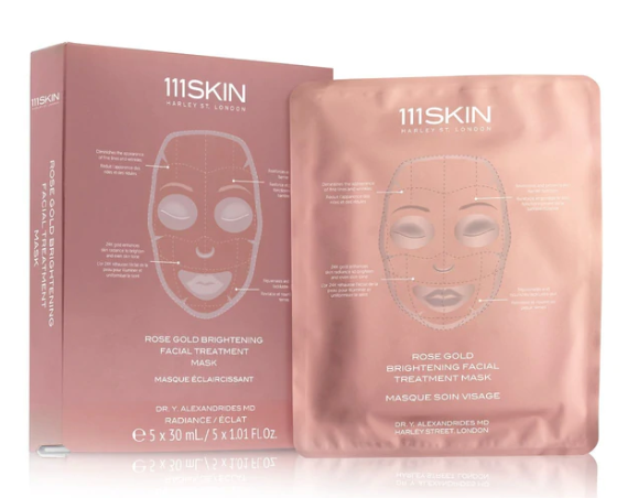 

Rose Gold Brightening Facial Treatment Mask 111Skin 5x30ml