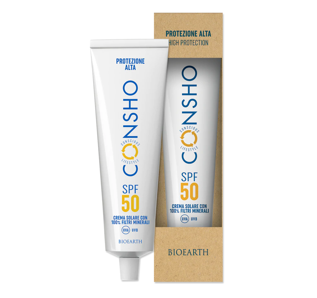 

Crema Solare SPF50 con Filtro Minerale Bioearth 150ml