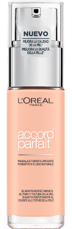 Image of ACCORD PARFAIT Fondotinta Fluido 1.R/1.C Ivoire Rosé L&#39;OREAL 30ml