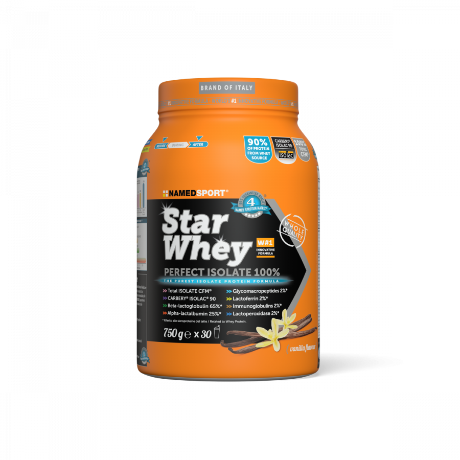 Image of Star Whey Isolate Vanilla NamedSport 750g Promo033