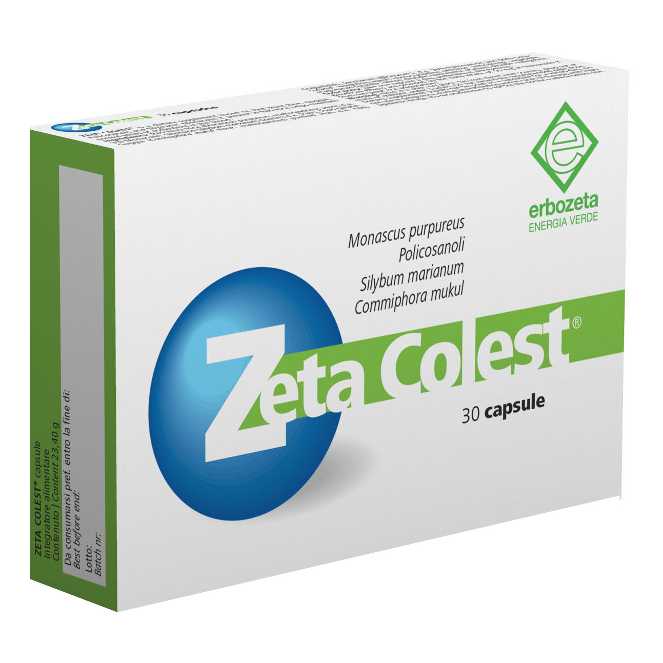 

Zeta Colest Erbozeta 30 Capsule