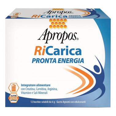 Image of Apropos(R) RiCarica Pronta Energia 12 Bustine