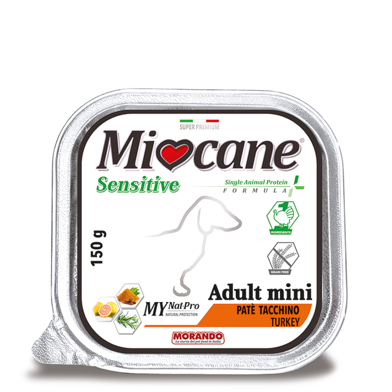Image of Adult Mini Sensitive Patè Tacchino MioCane Morando 150g