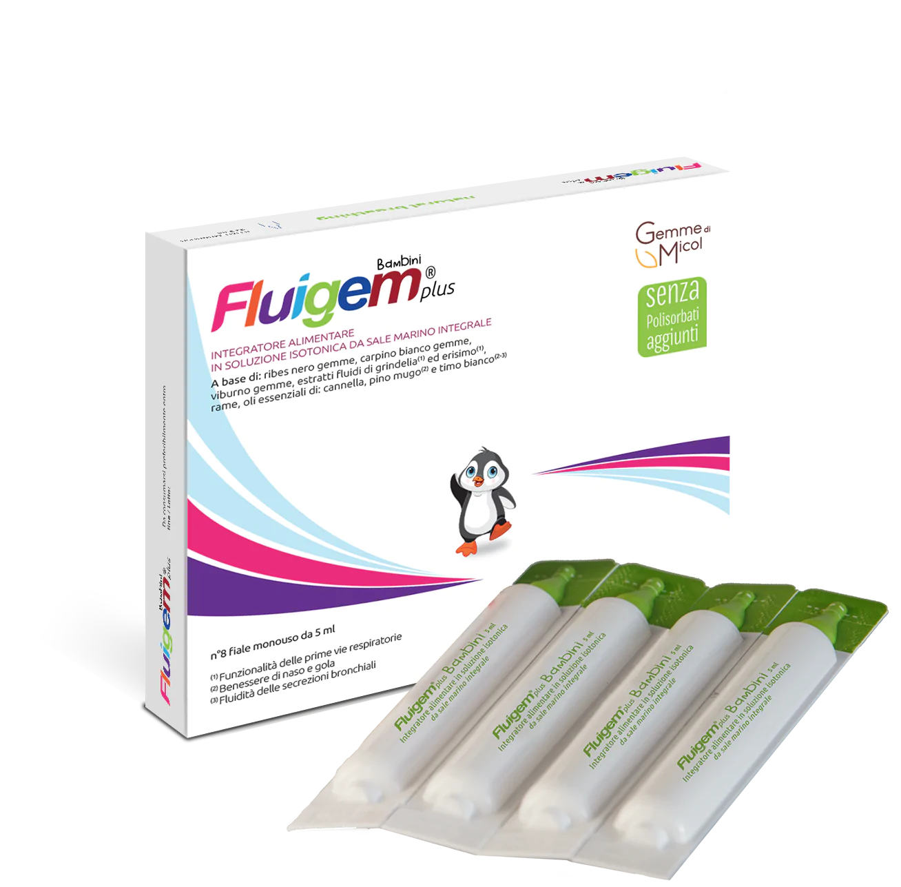 Image of Fluigem Plus Bambini Gemme di Micol Fiale 8x5ml033