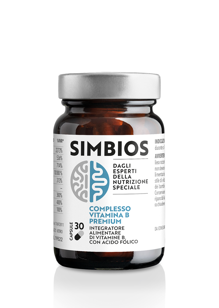 Image of Complesso Vitamina B Premium Simbios 30 Capsule